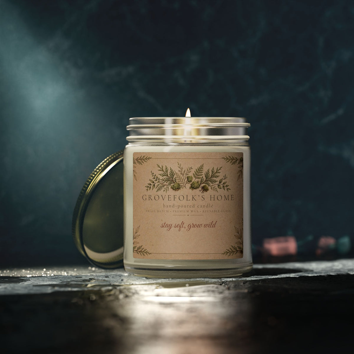 Coconut Apricot Wax Candle