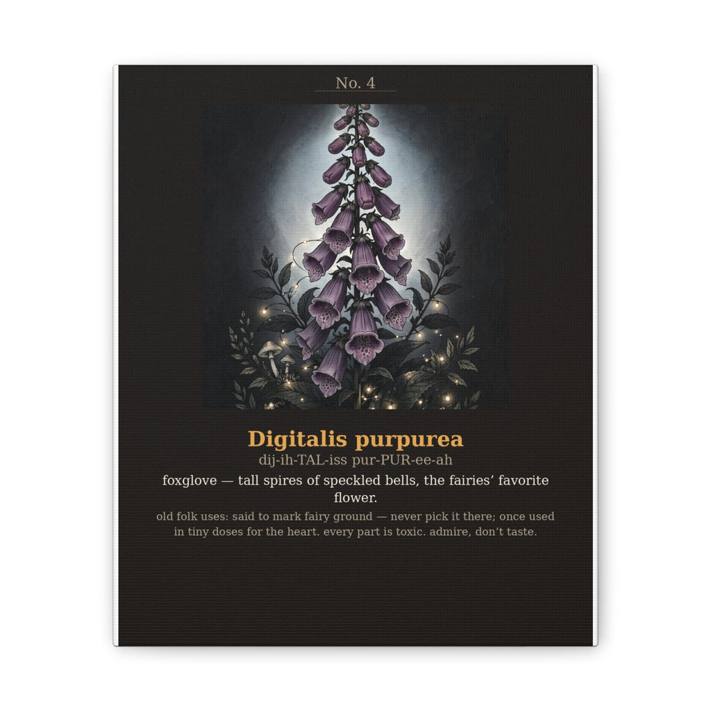 Apothecary of Thorns Canvas - Foxglove No. 4 - product photo 4