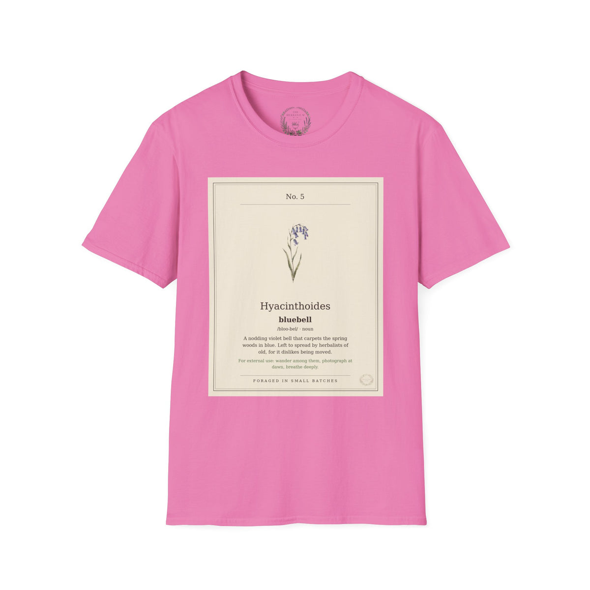 The Herbanium Tee - May Bluebell