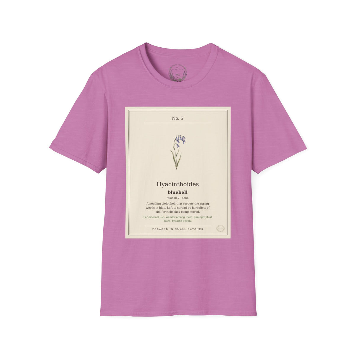 The Herbanium Tee - May Bluebell