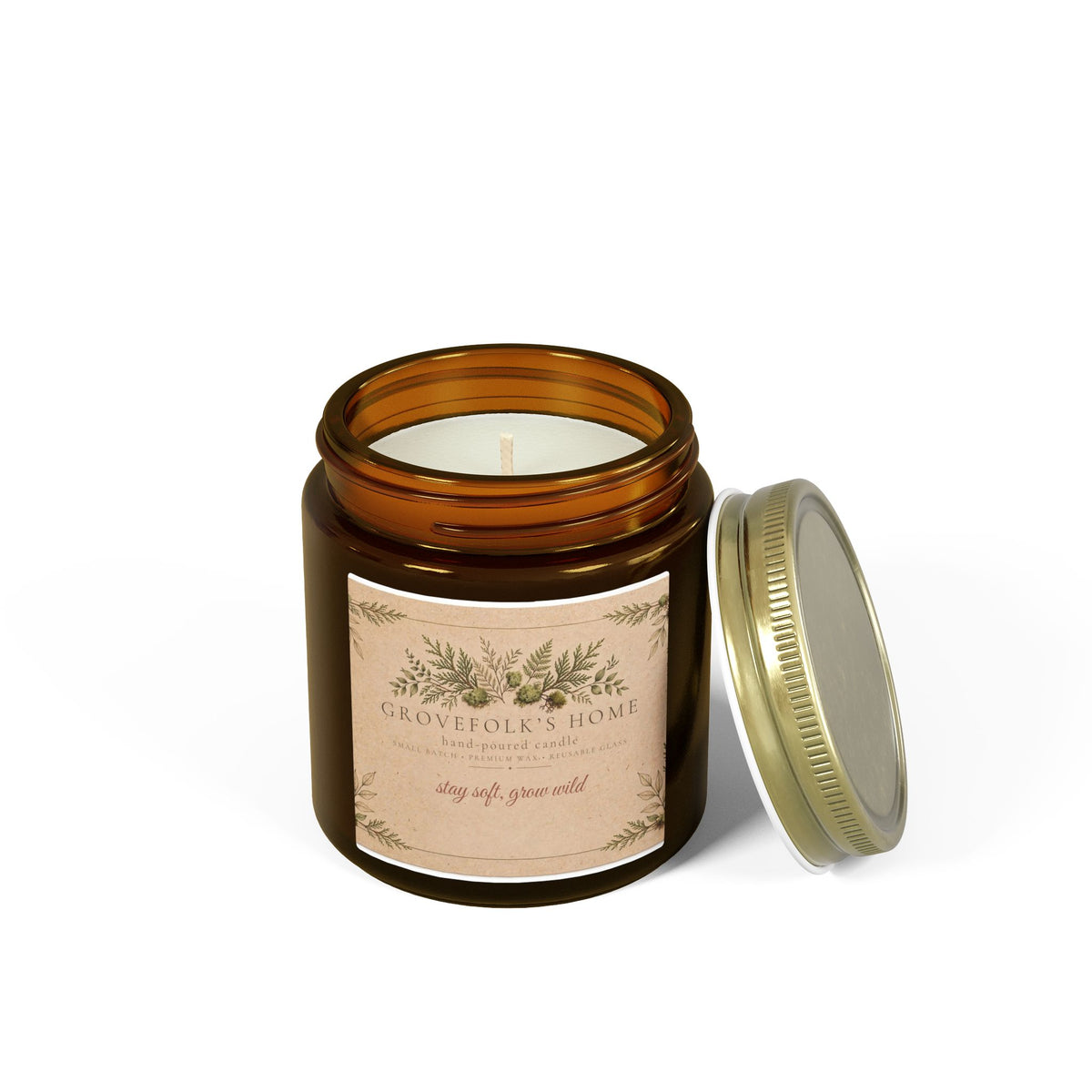 Coconut Apricot Wax Candle