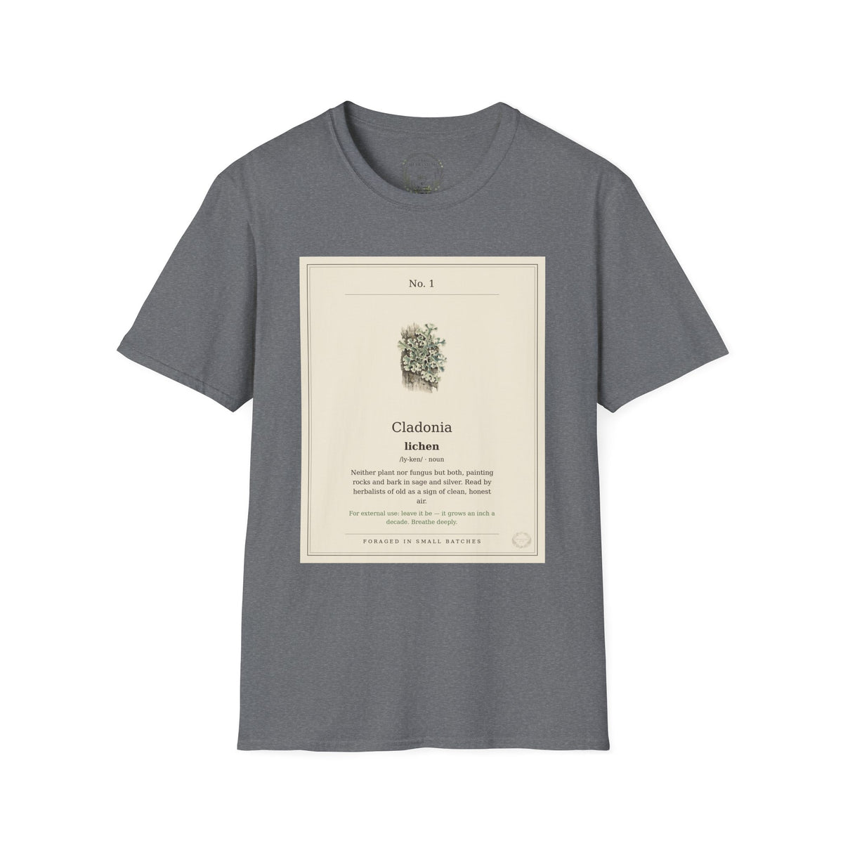 The Herbanium Tee - January Lichen - product photo 7