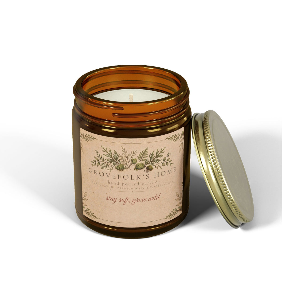 Coconut Apricot Wax Candle