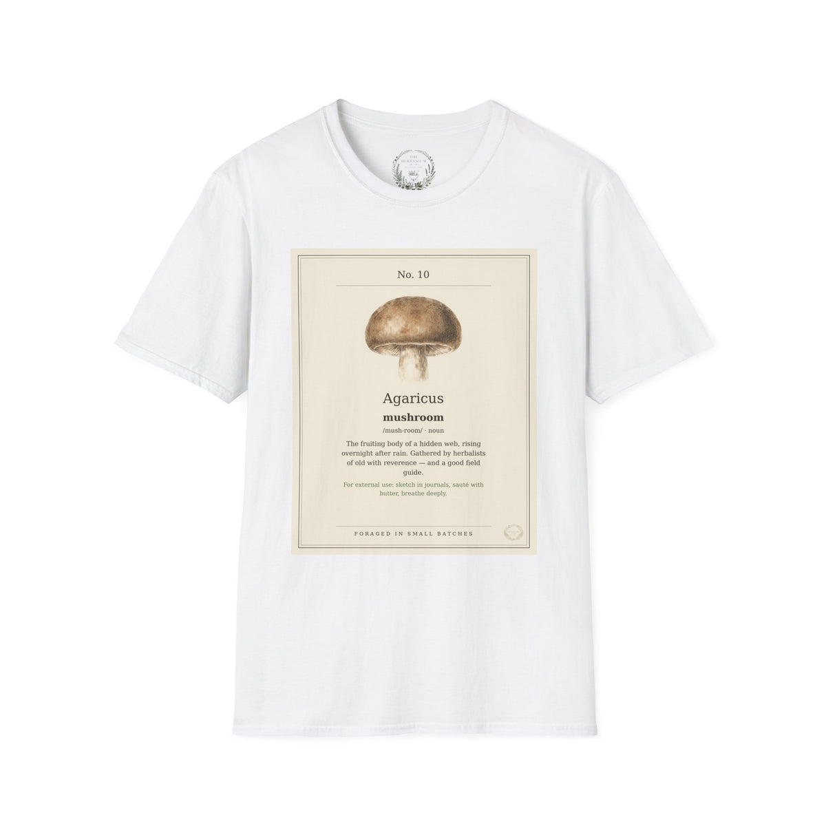 The Herbanium Tee - October Mushroom