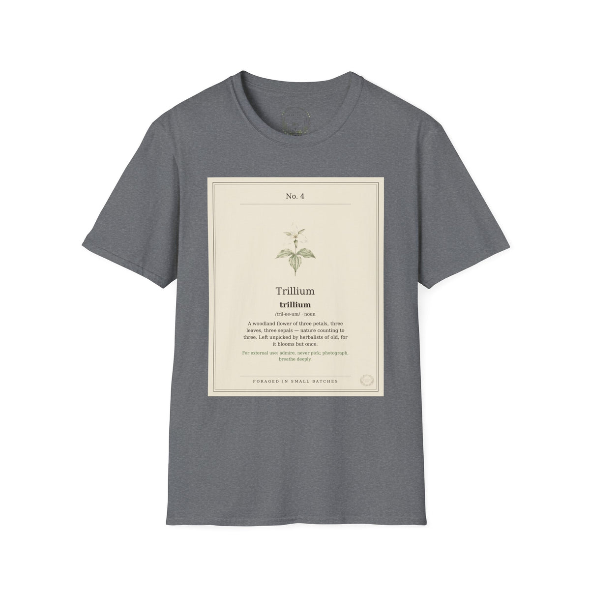The Herbanium Tee - April Trillium - product photo 9