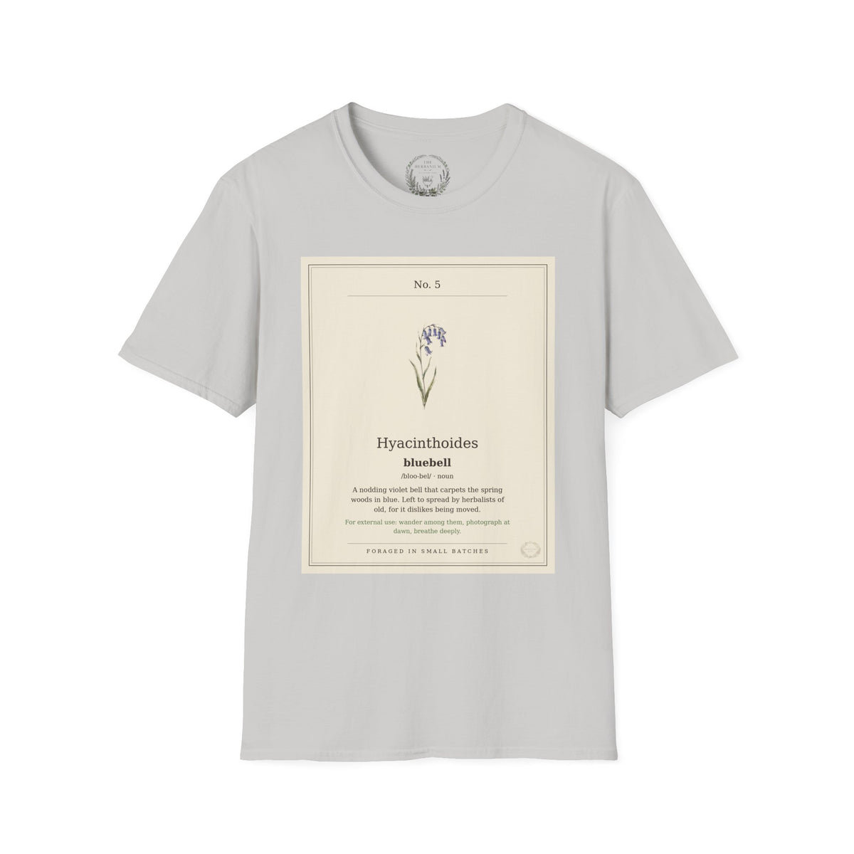 The Herbanium Tee - May Bluebell - product photo 3