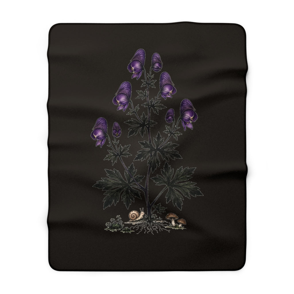 Apothecary of Thorns Sherpa Blanket - Wolfsbane - product photo 3