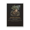 Apothecary of Thorns Canvas - Mandrake No. 3 - dark botanical illustration art print on canvas