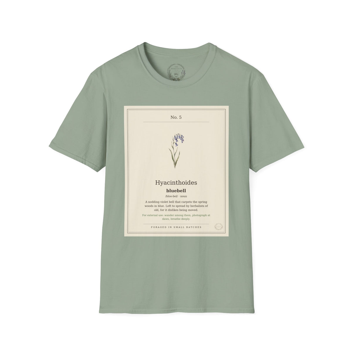 The Herbanium Tee - May Bluebell - product photo 8