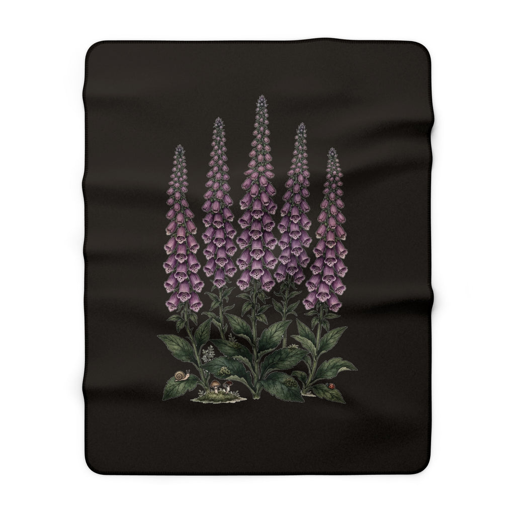 Apothecary of Thorns Sherpa Blanket - Foxglove - product photo 3
