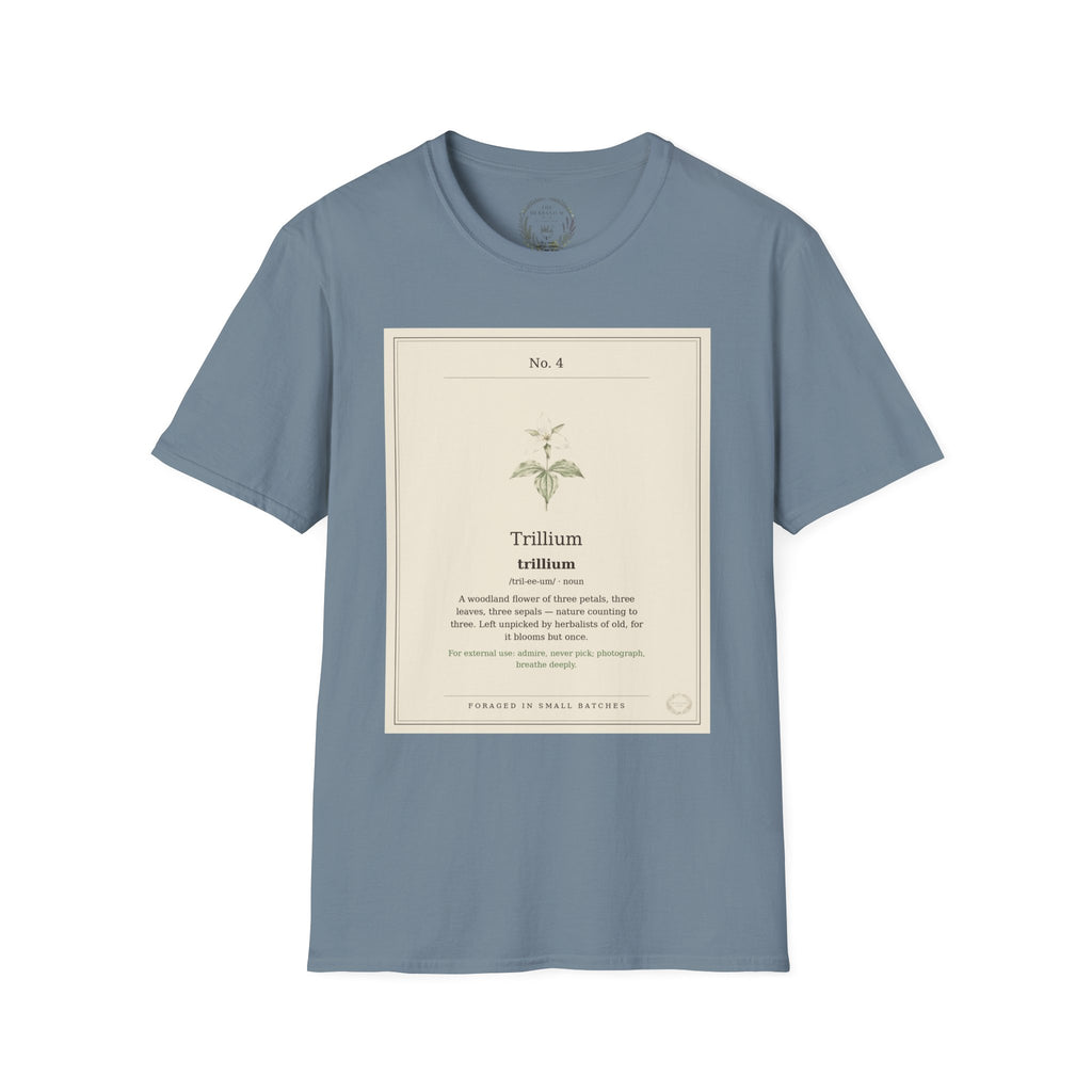 The Herbanium Tee - April Trillium