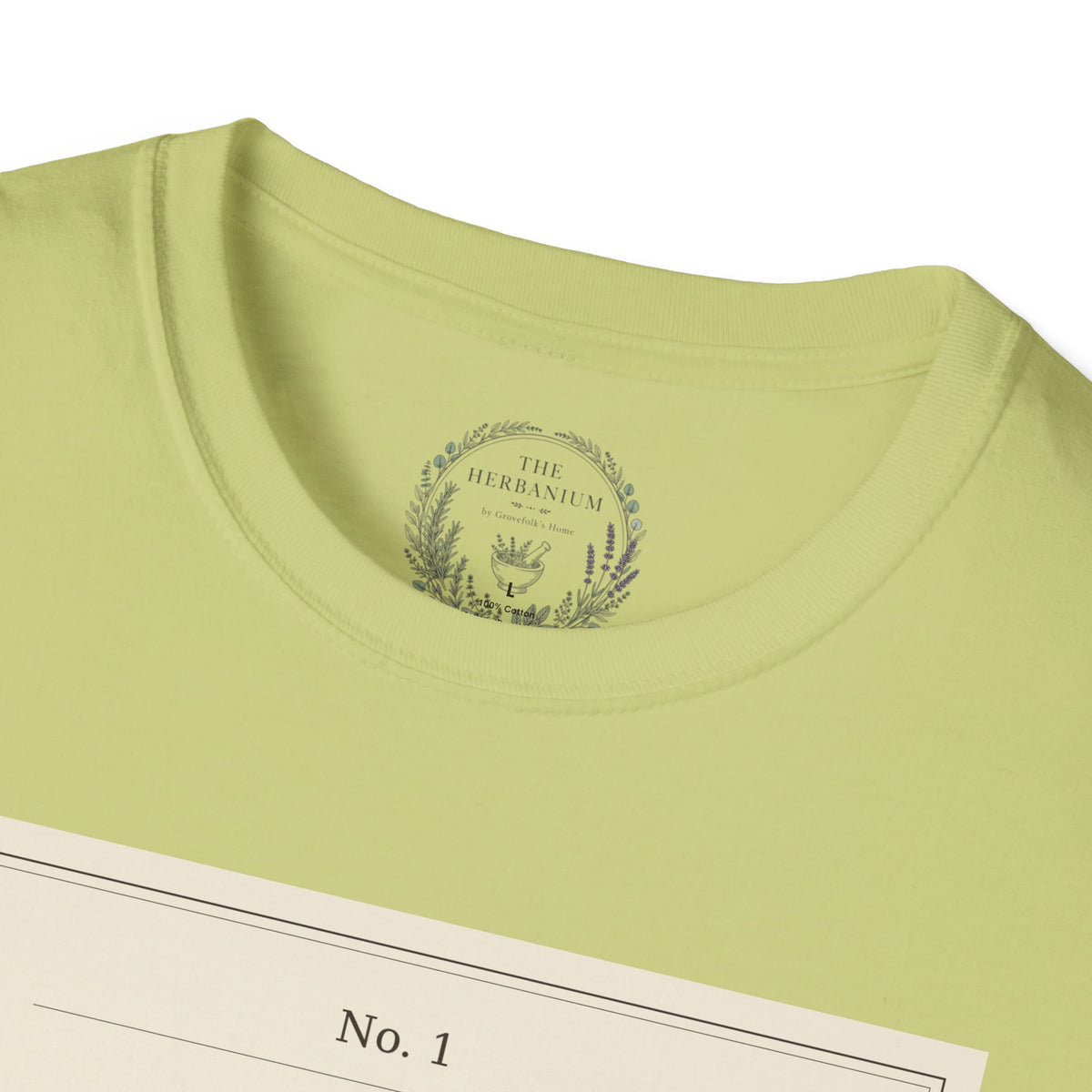 The Herbanium Tee - January Lichen