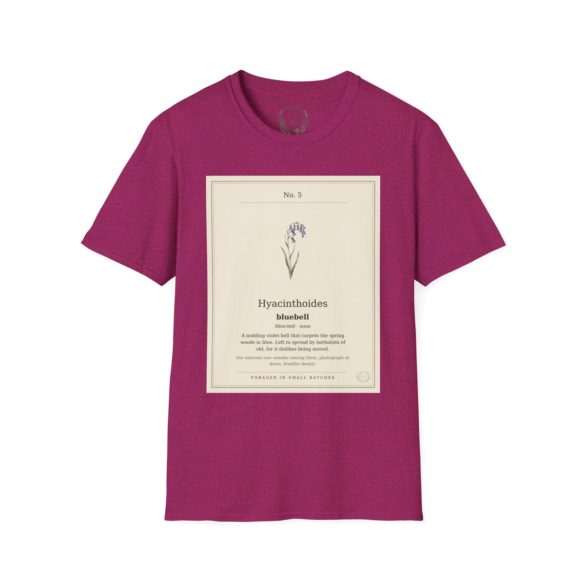 The Herbanium Tee - May Bluebell - product photo 9