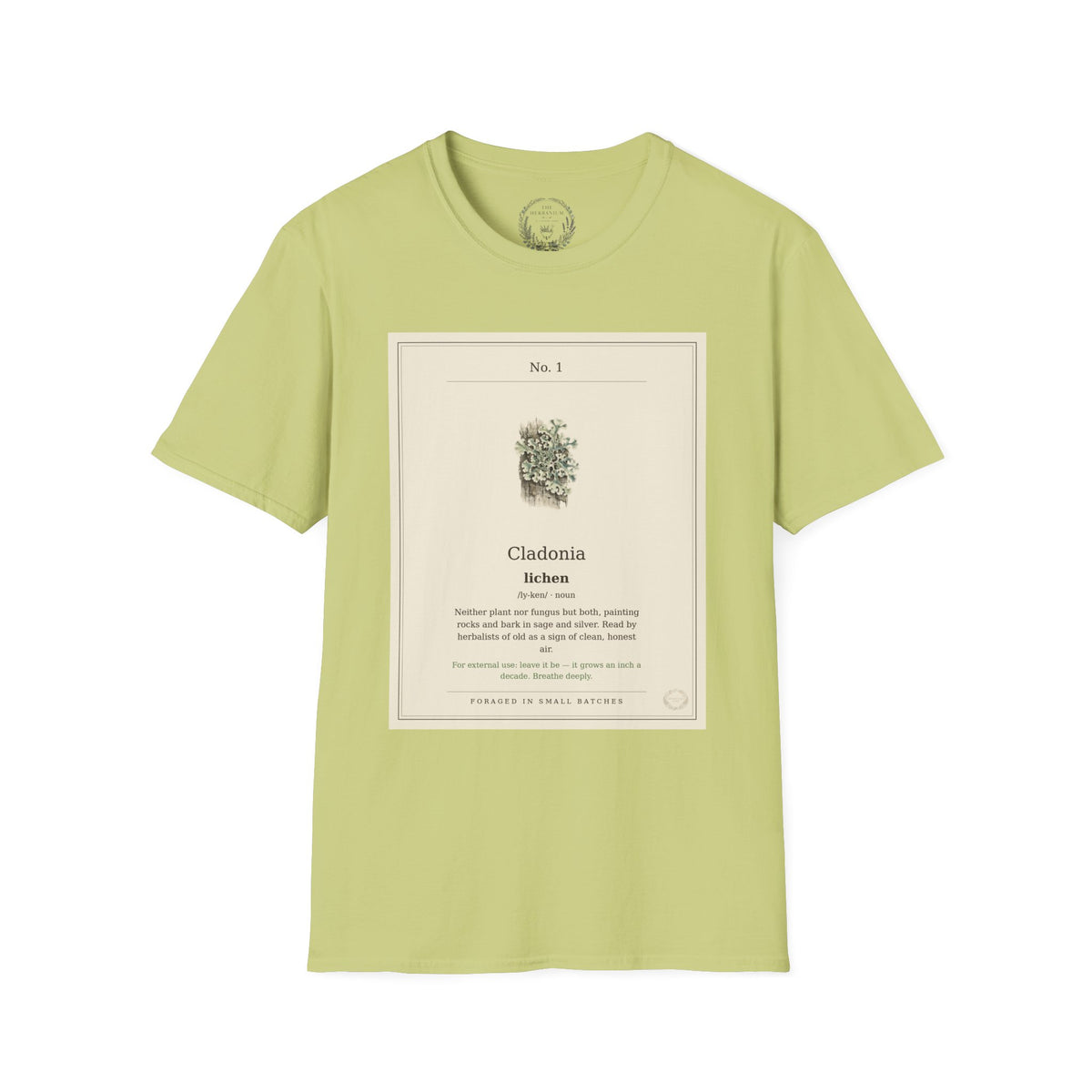 The Herbanium Tee - January Lichen - product photo 4