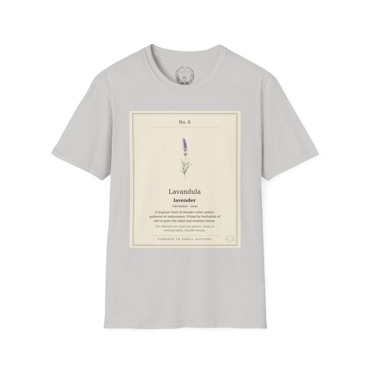 The Herbanium Tee - June Lavender - product photo 3