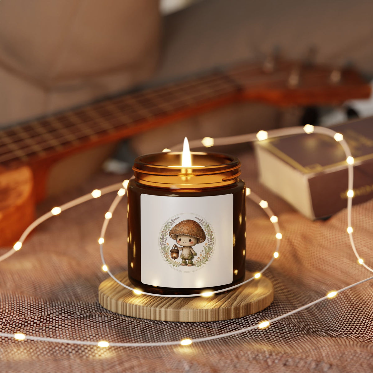 Amber Jar Soy Candle - product photo 4