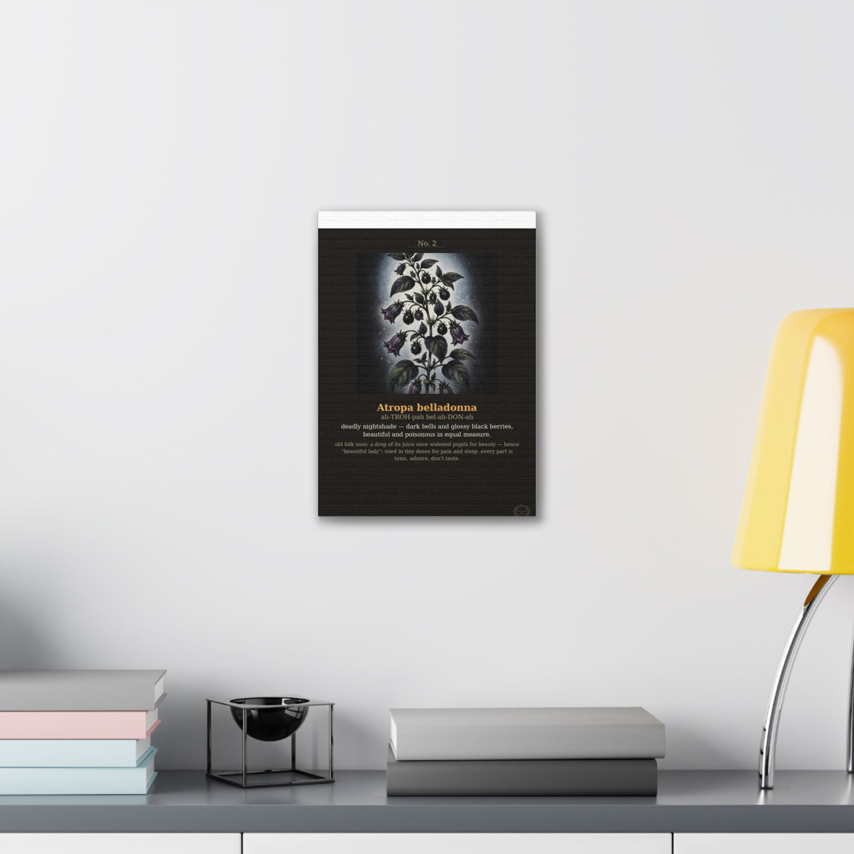 Apothecary of Thorns Canvas - Nightshade No. 2