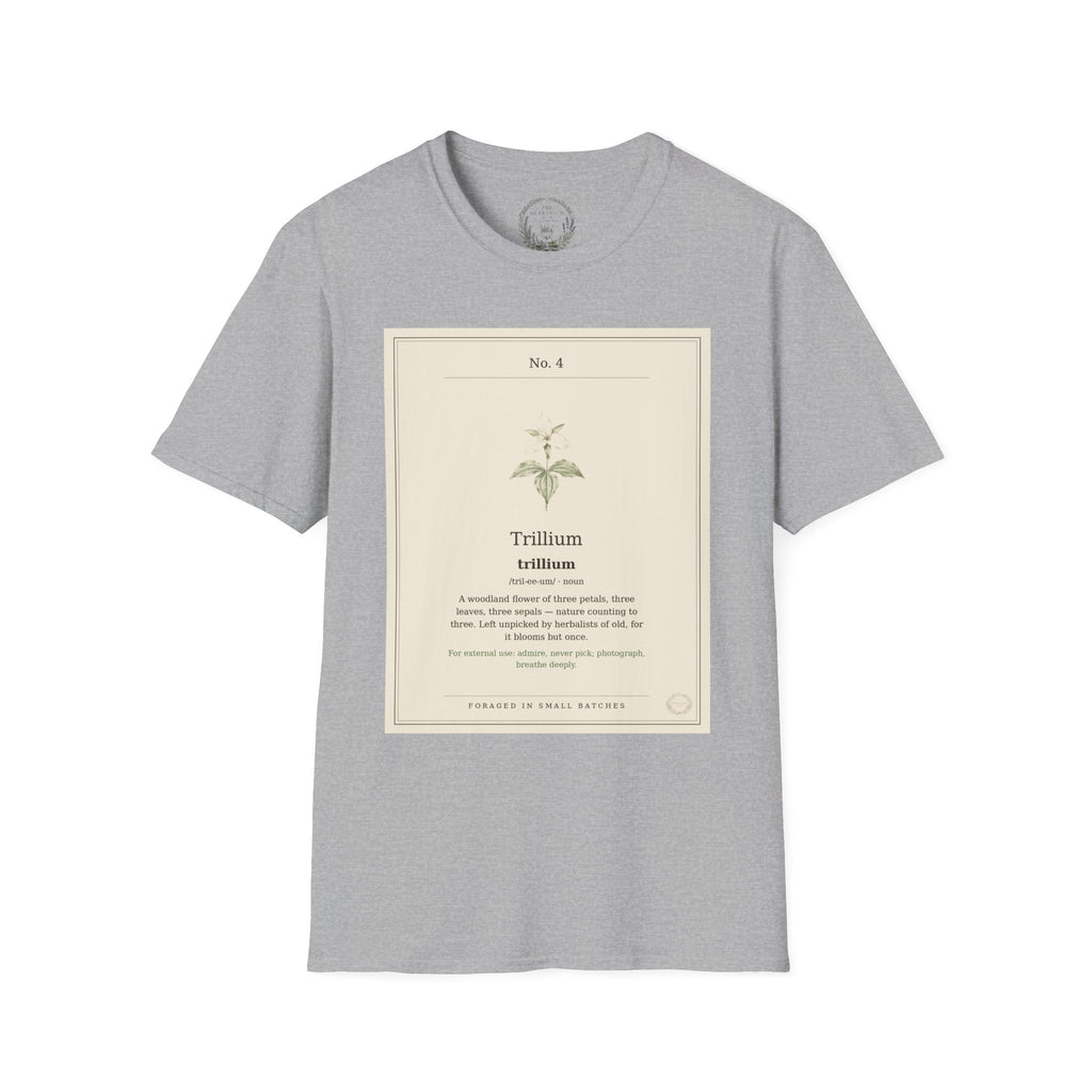 The Herbanium Tee - April Trillium - product photo 5