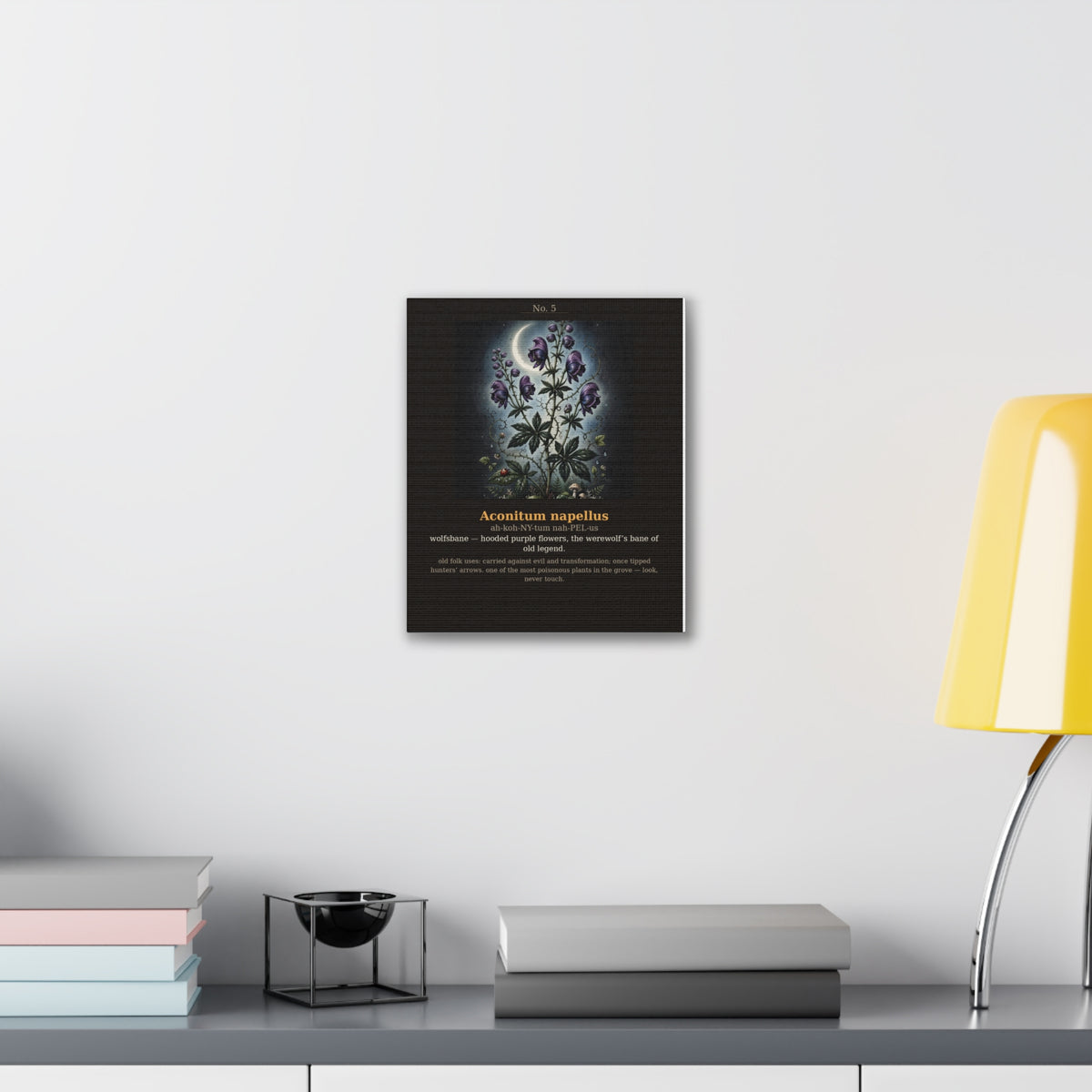Apothecary of Thorns Canvas - Wolfsbane No. 5