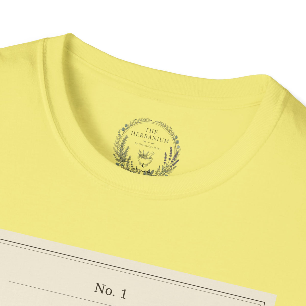 The Herbanium Tee - January Lichen