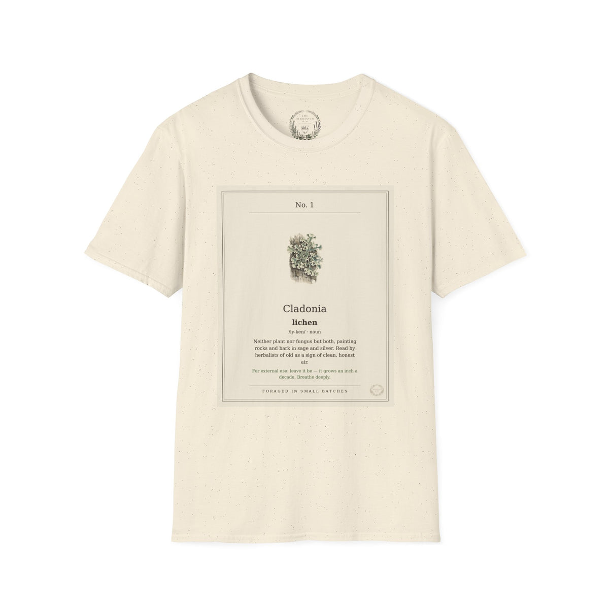 The Herbanium Tee - January Lichen - product photo 2