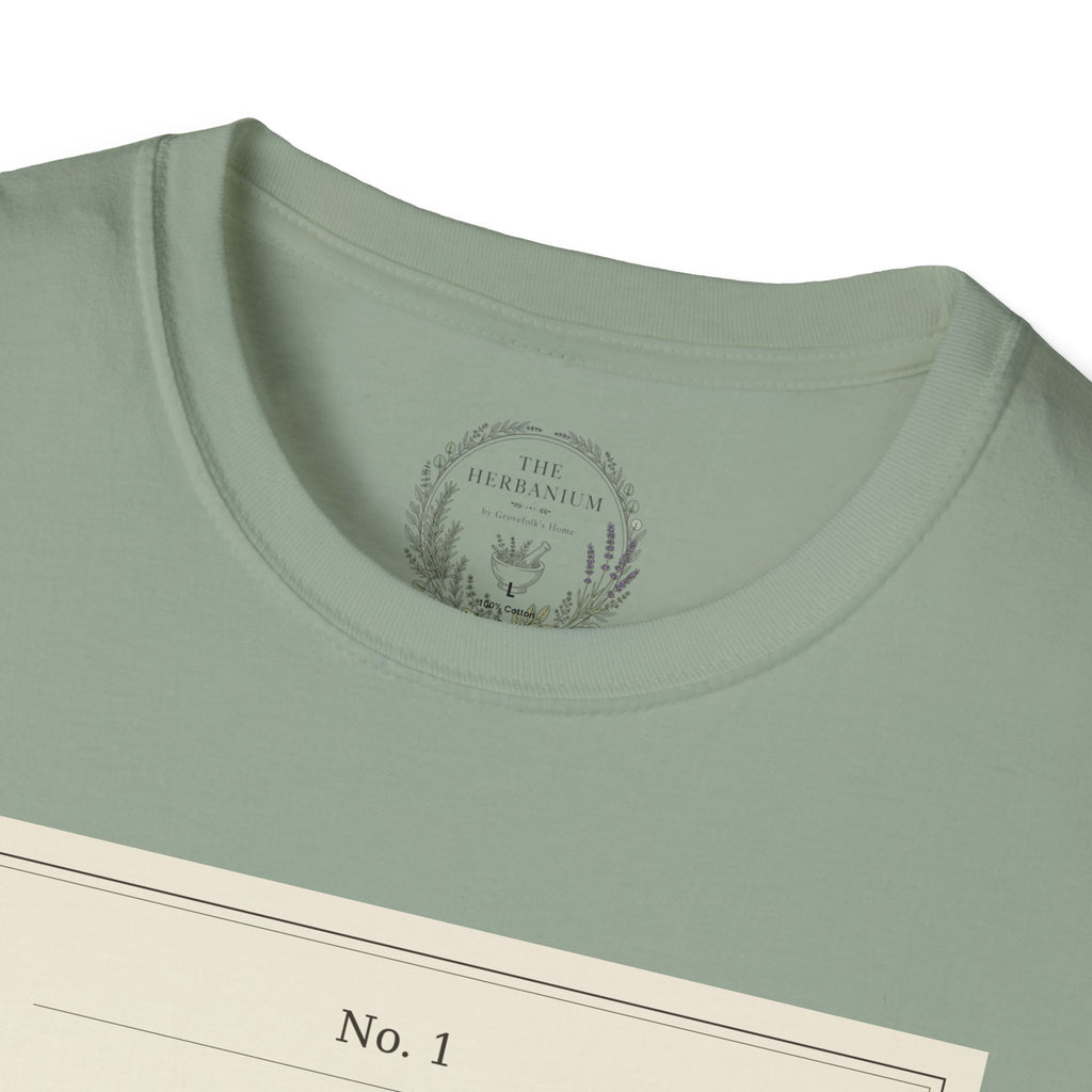 The Herbanium Tee - January Lichen