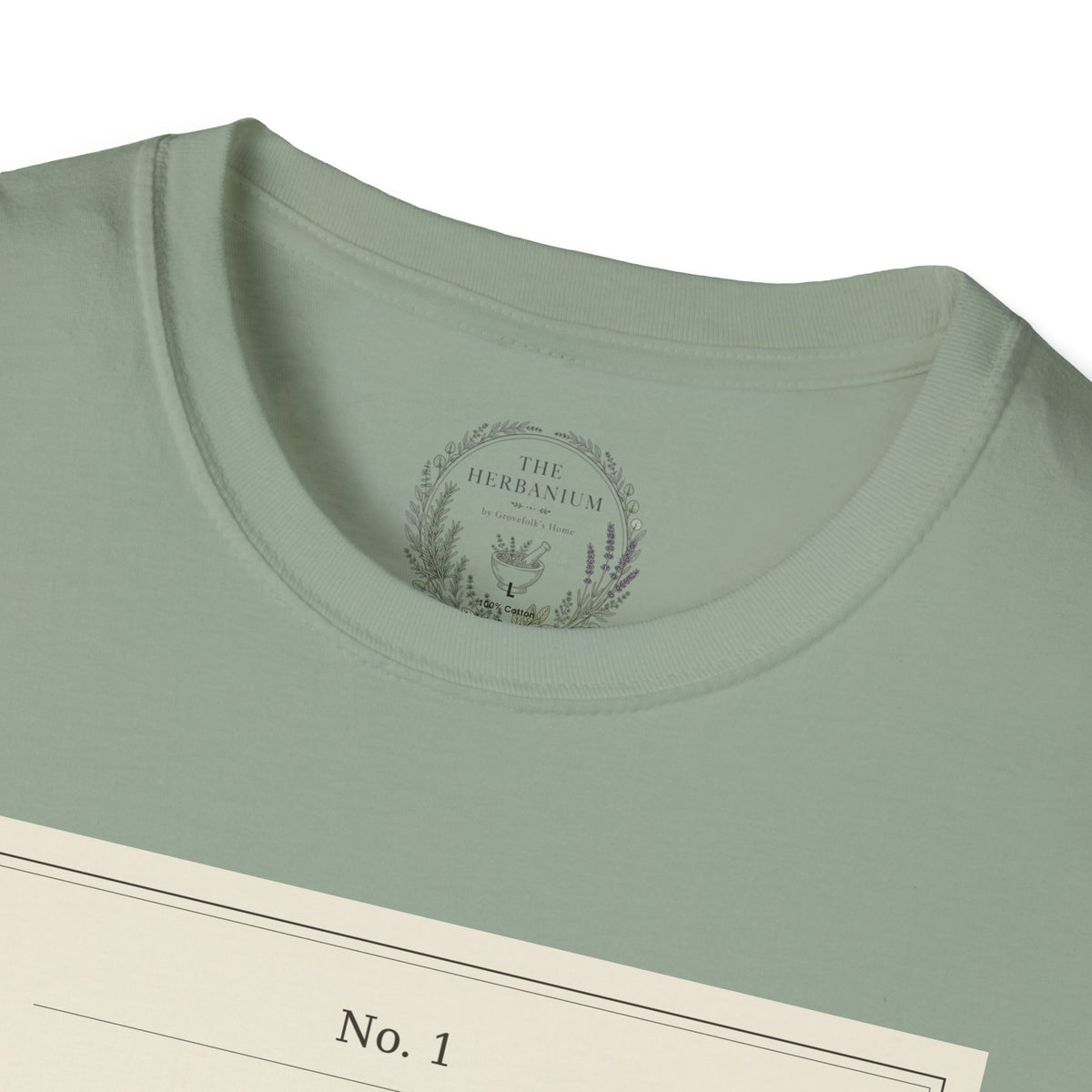 The Herbanium Tee - January Lichen