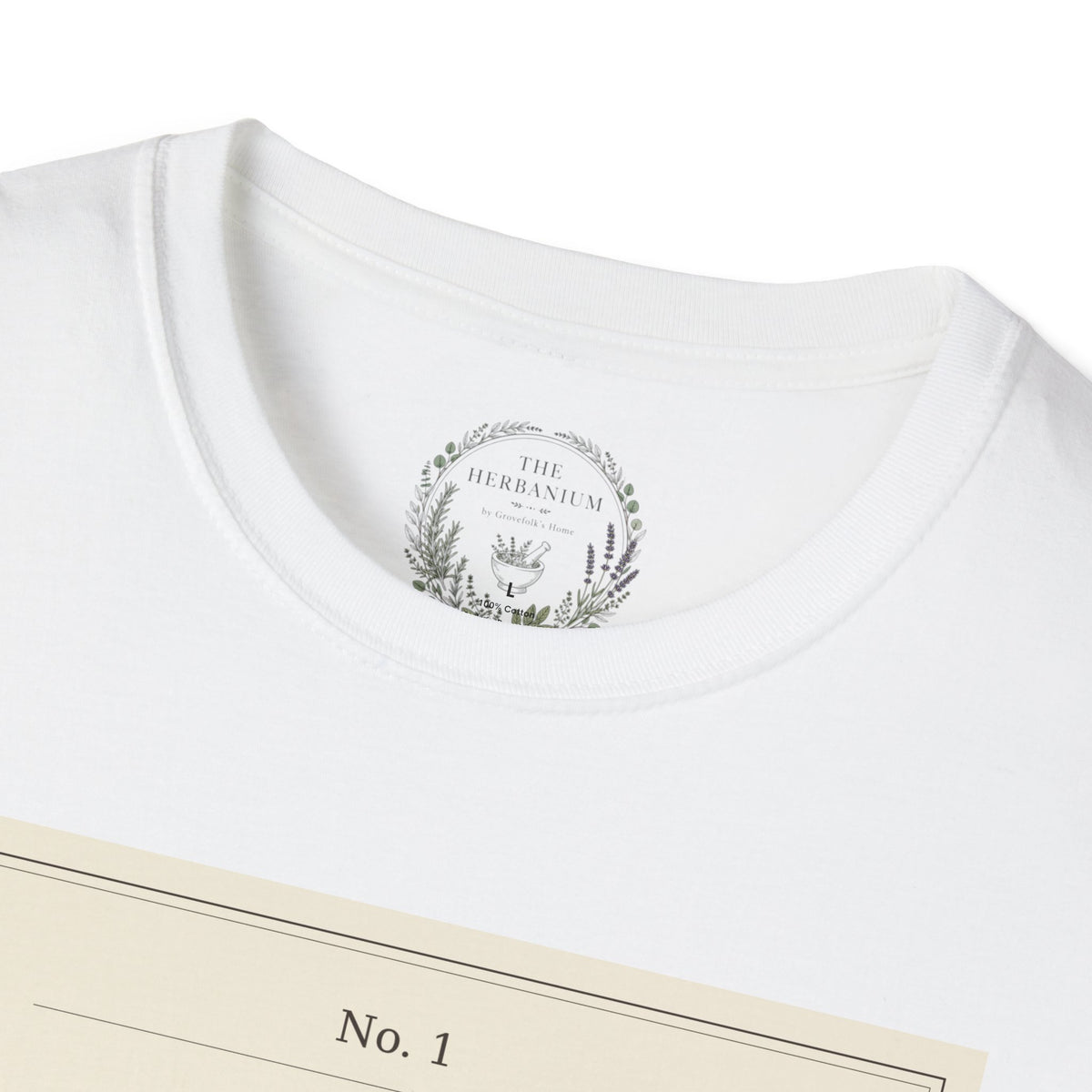 The Herbanium Tee - January Lichen