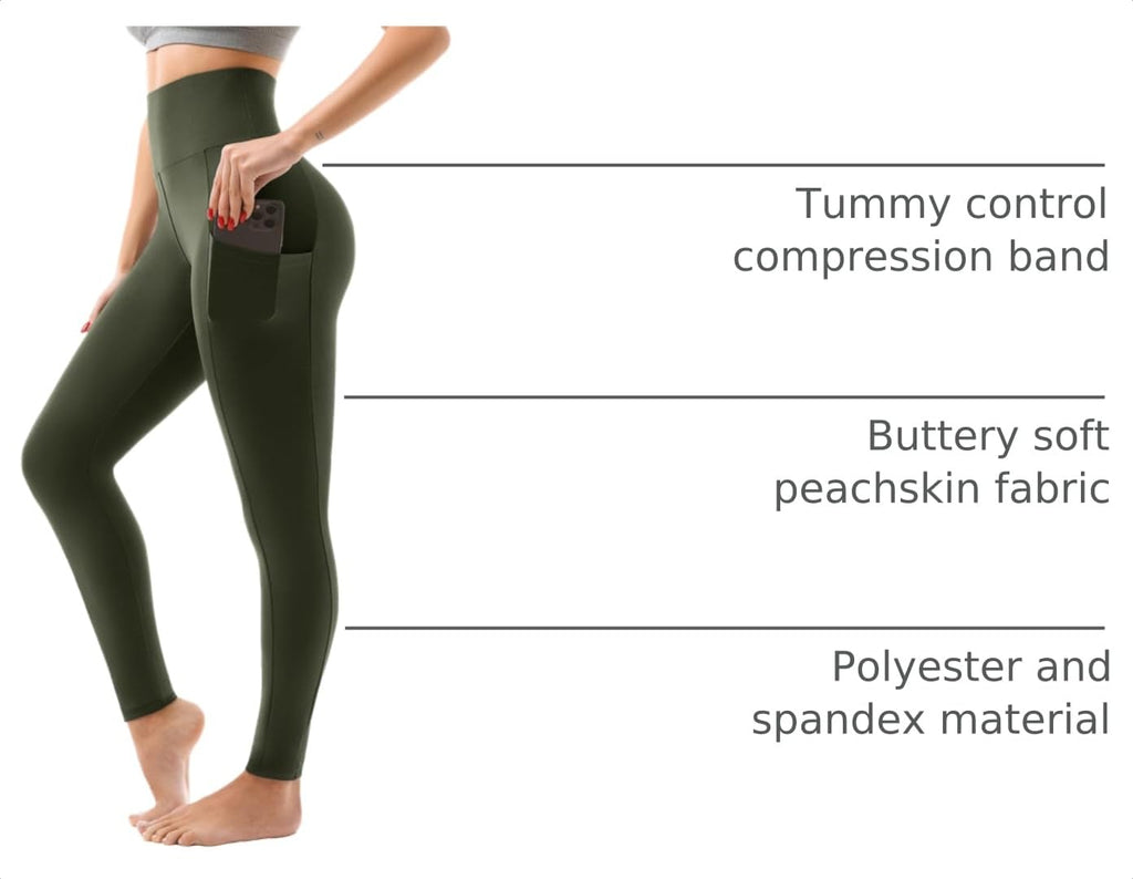 High-Waisted Leggings with Pockets