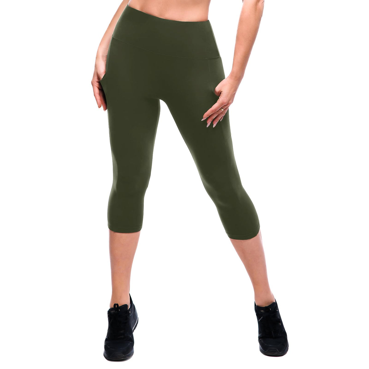 High-Waisted Leggings with Pockets - product photo 4