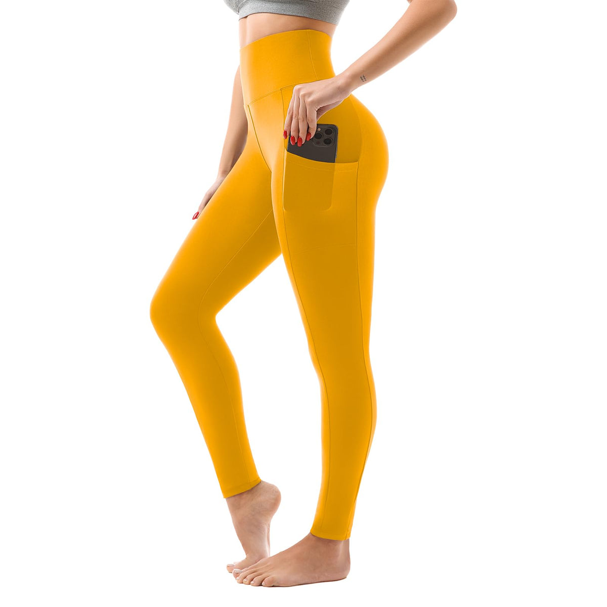 High-Waisted Leggings with Pockets
