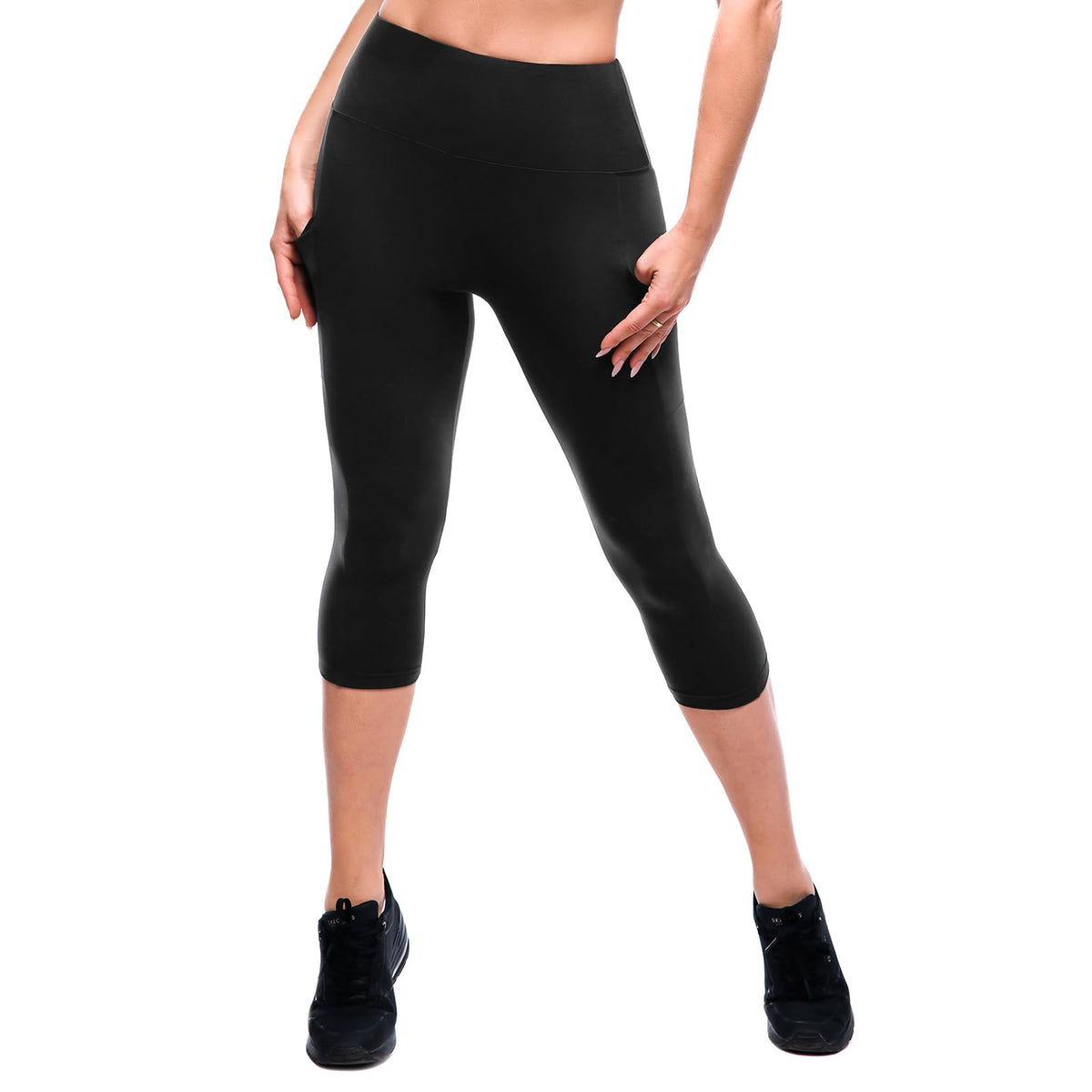 High-Waisted Leggings with Pockets