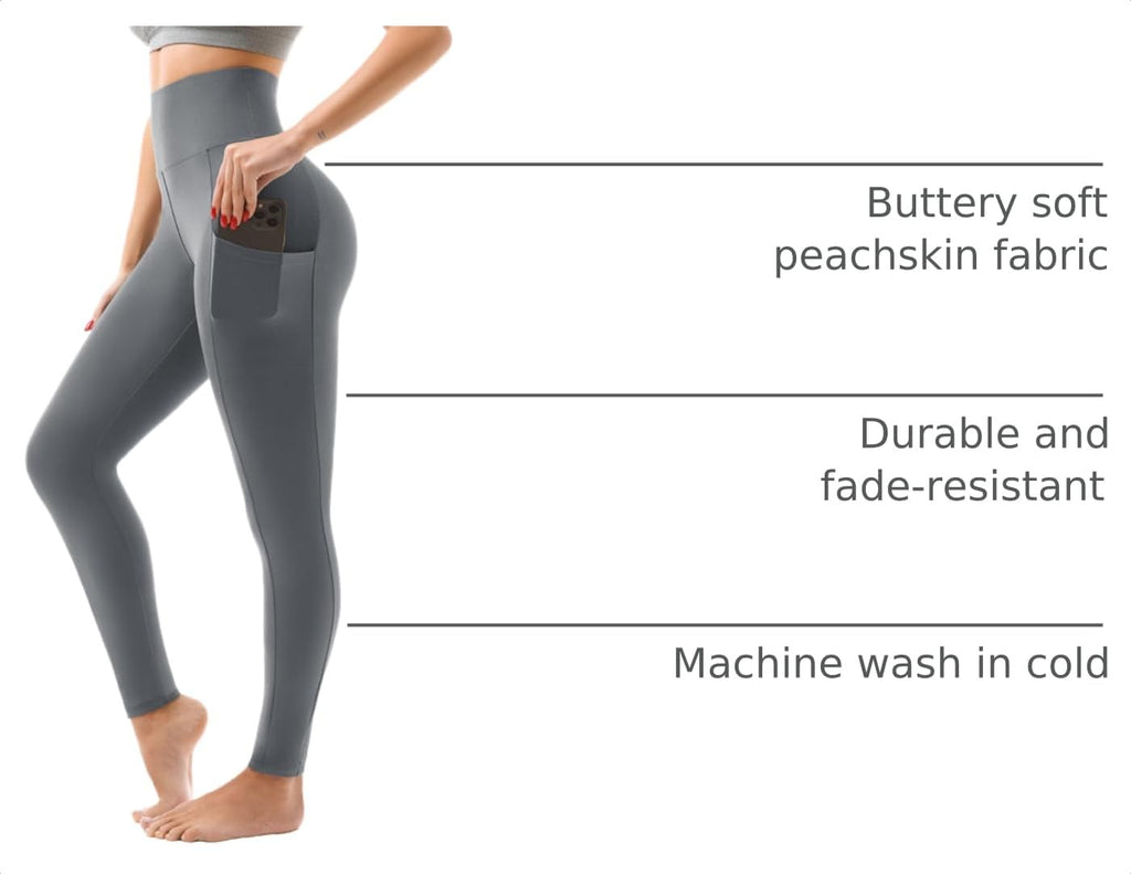 High-Waisted Leggings with Pockets