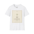 The Herbanium Tee - April Trillium - botanical illustration printed on a soft short-sleeve tee