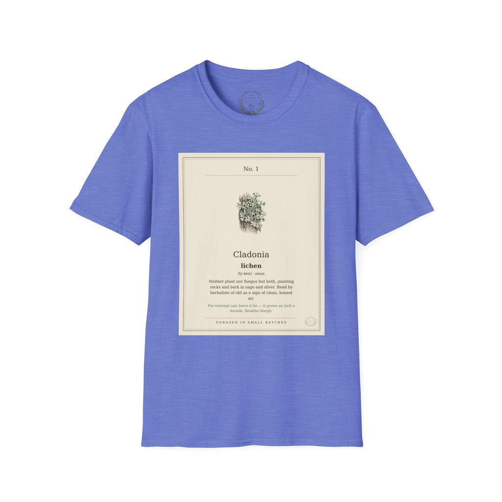 The Herbanium Tee - January Lichen