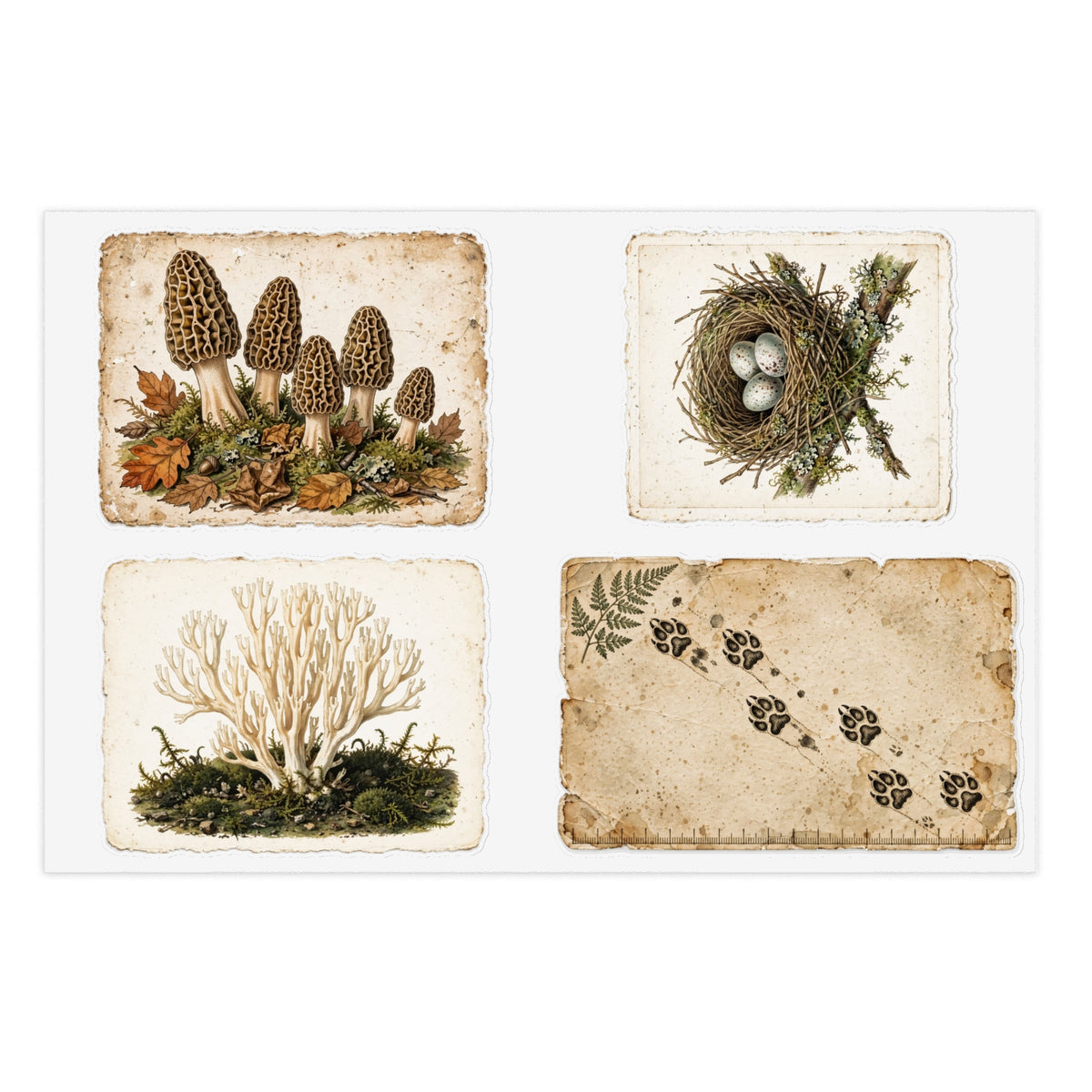 Vintage Field Guide Sticker Sheets - product photo 2