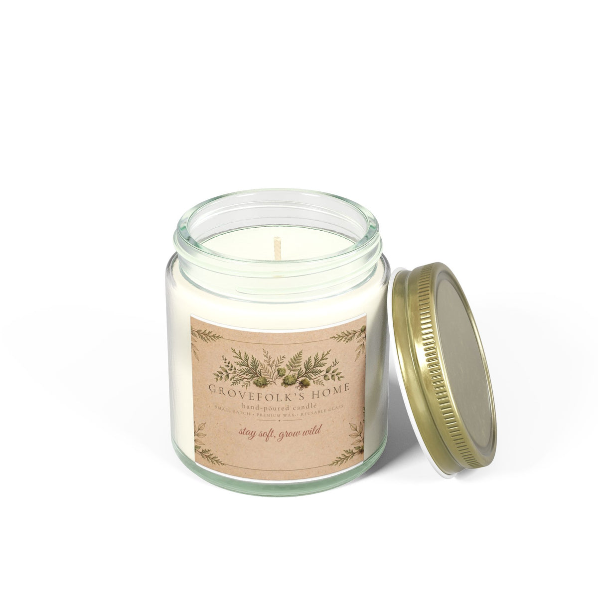 Coconut Apricot Wax Candle