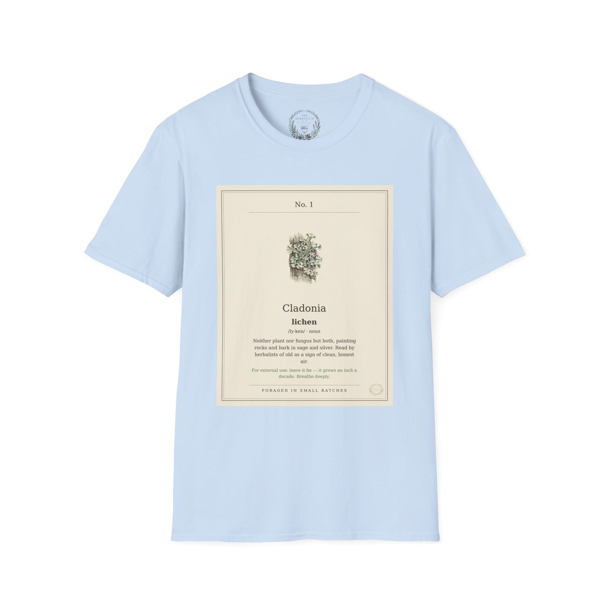 The Herbanium Tee - January Lichen - product photo 10