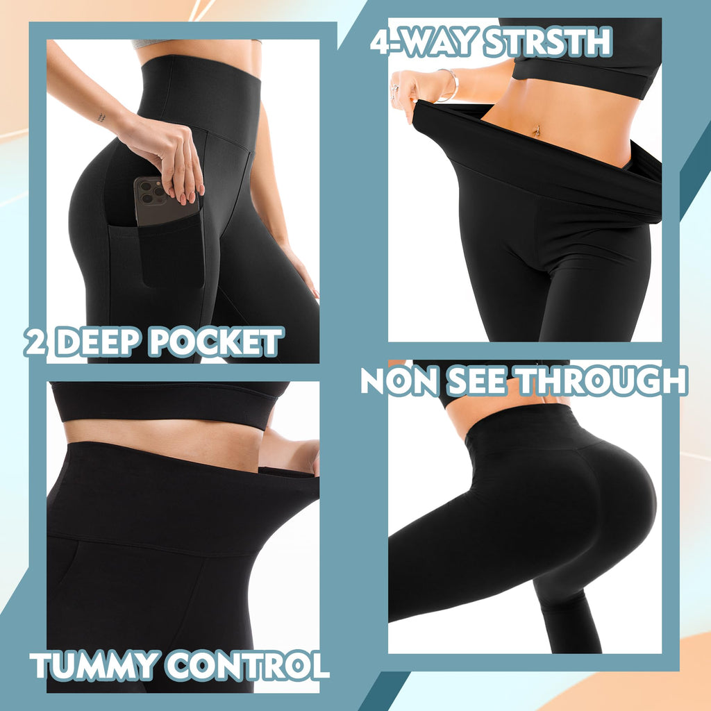 High-Waisted Leggings with Pockets