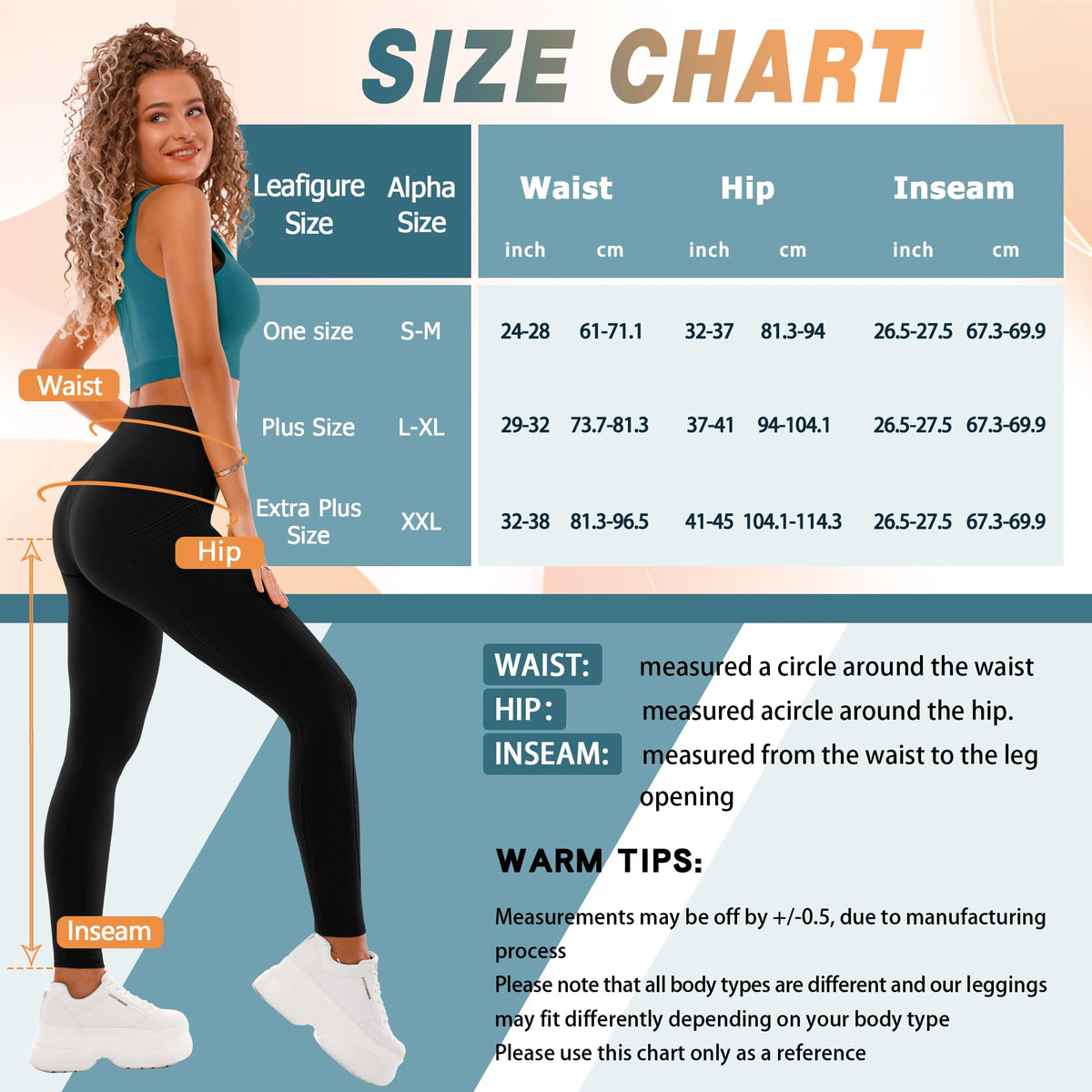 High-Waisted Leggings with Pockets