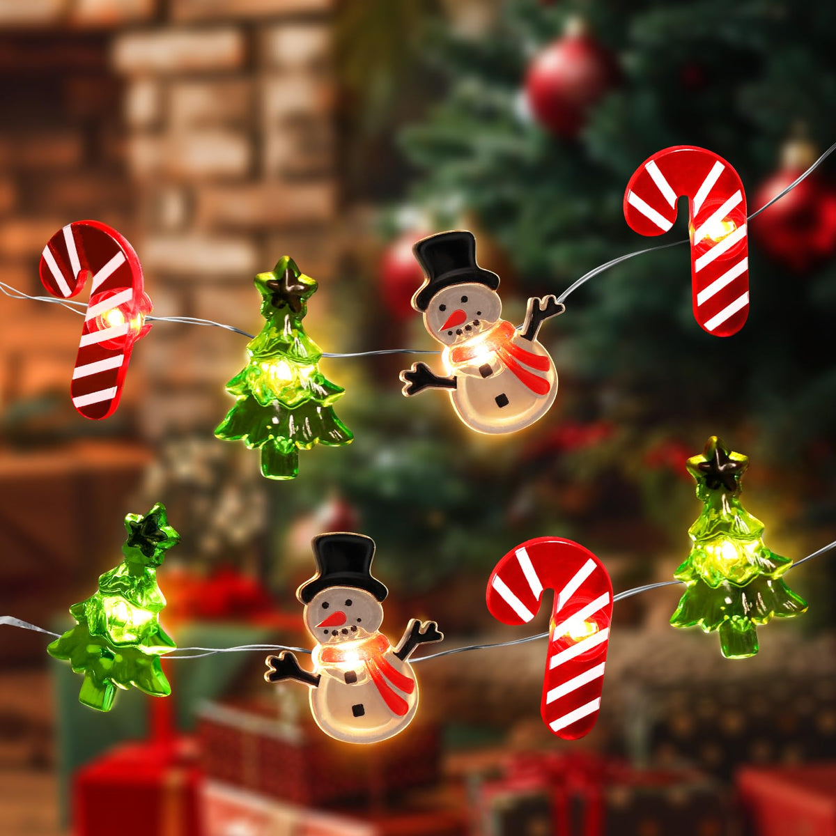 Mushroom Fairy Lights - 10ft 30 LED - product photo 2