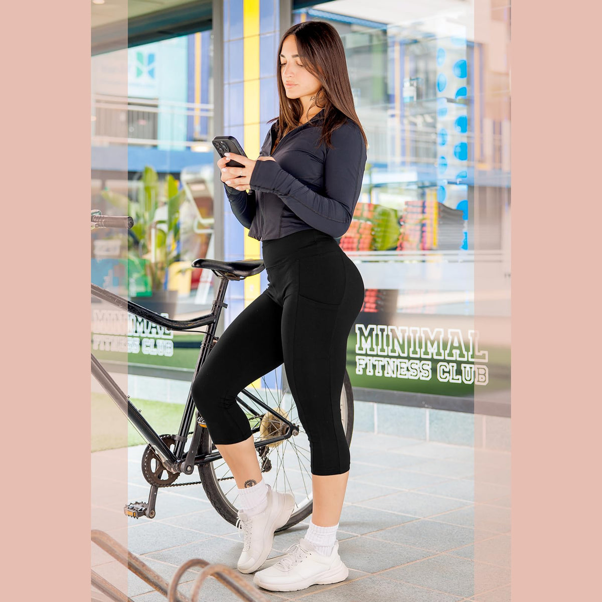 High-Waisted Leggings with Pockets