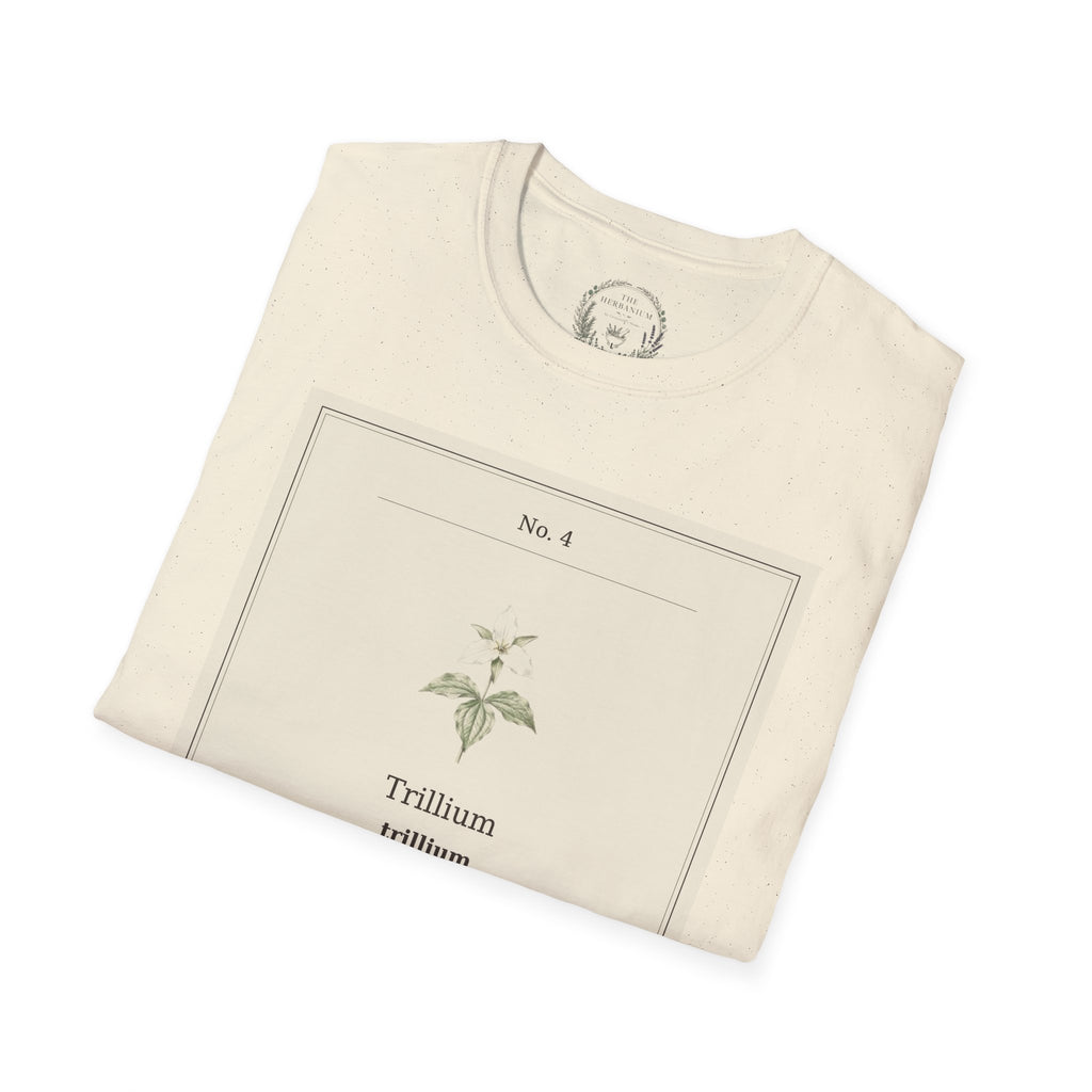 The Herbanium Tee - April Trillium