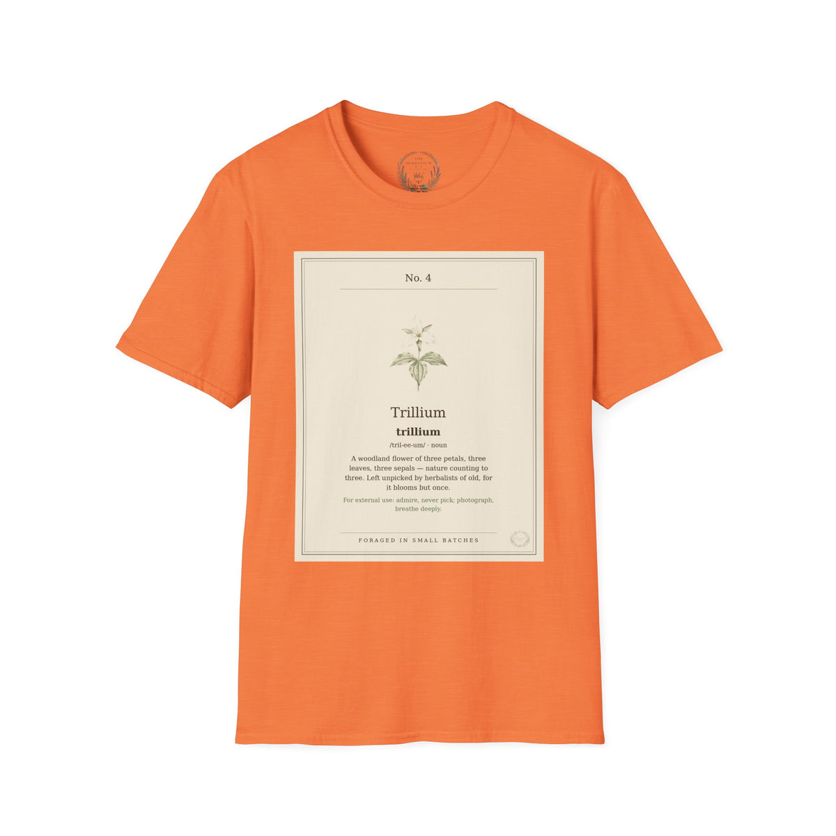 The Herbanium Tee - April Trillium - product photo 2