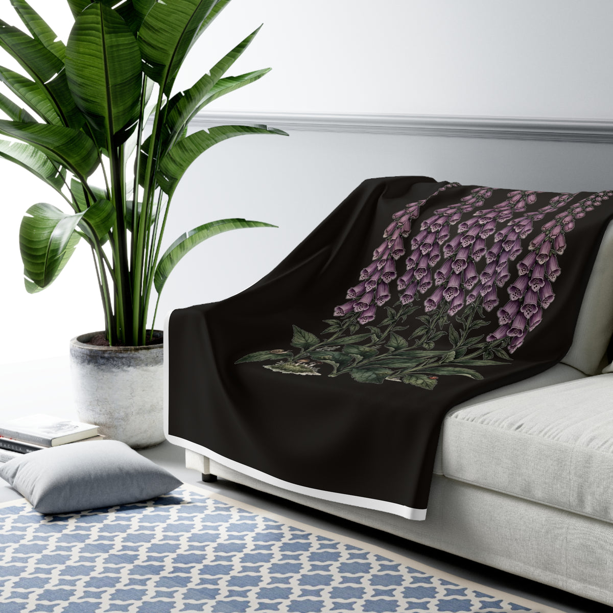 Apothecary of Thorns Sherpa Blanket - Foxglove - product photo 8