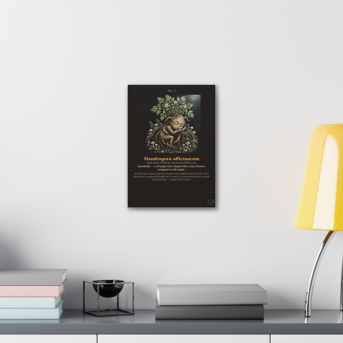 Apothecary of Thorns Canvas - Mandrake No. 3