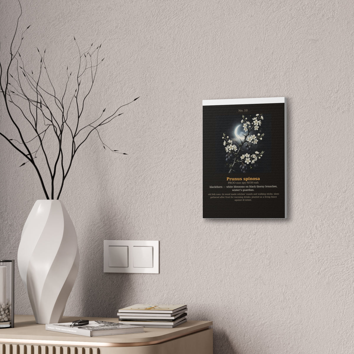 Apothecary of Thorns Canvas - Blackthorn No. 10