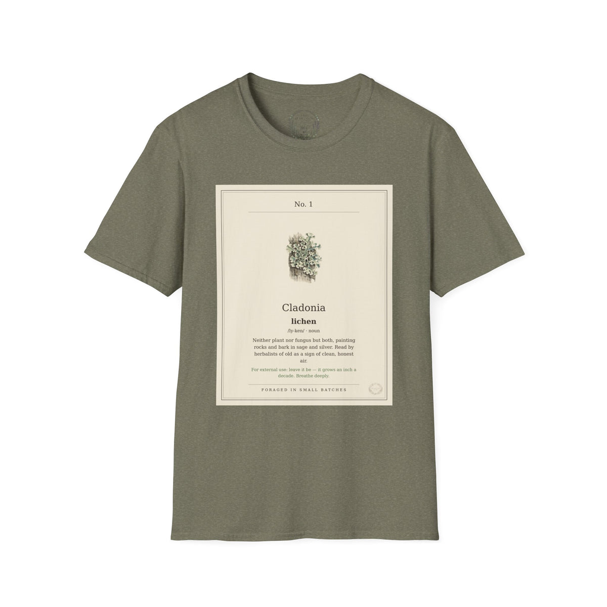 The Herbanium Tee - January Lichen - product photo 5