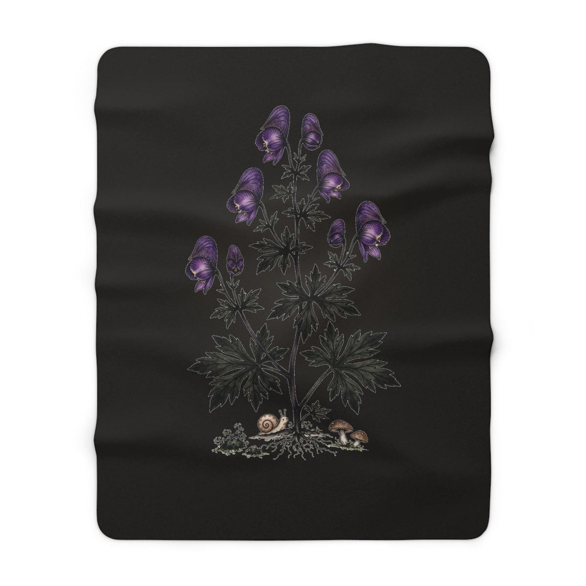 Apothecary of Thorns Sherpa Blanket - Wolfsbane - product photo 2