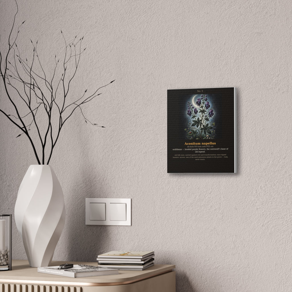 Apothecary of Thorns Canvas - Wolfsbane No. 5